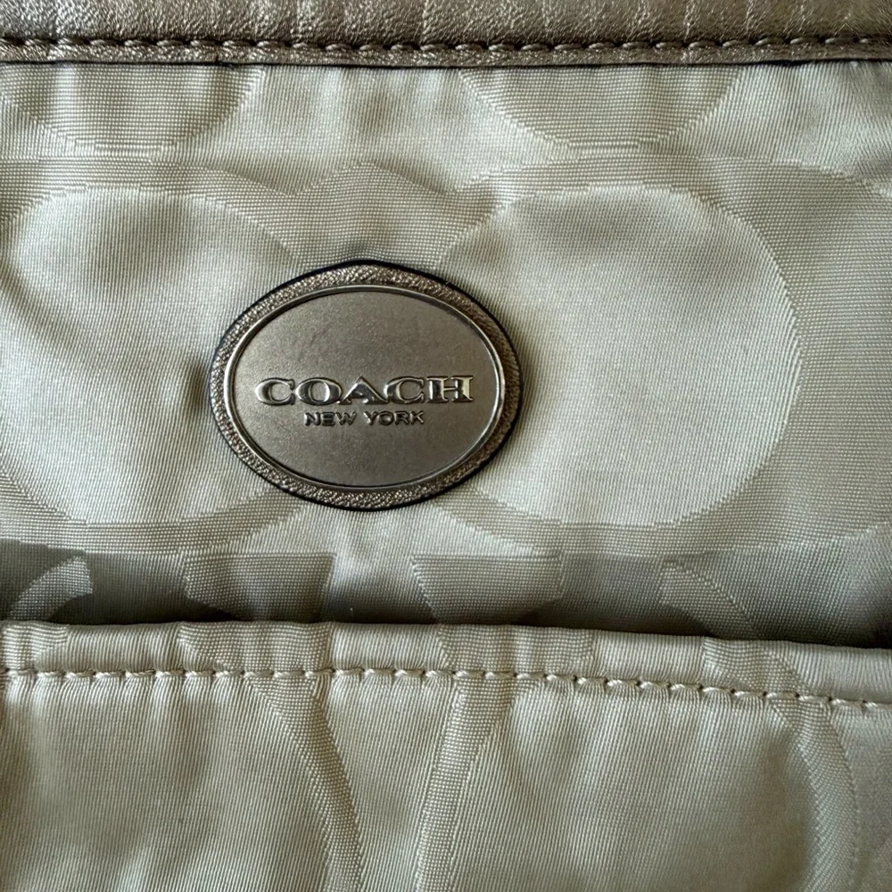 Coach Signature Nylon Baby Diaper Bag